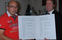 bergabe silberner Meisterbrief - Manfred Verweyen