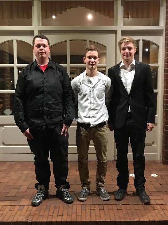 v. l. n. r. Julian Wans, Sebastian Honvehlmann und Bernd Harker