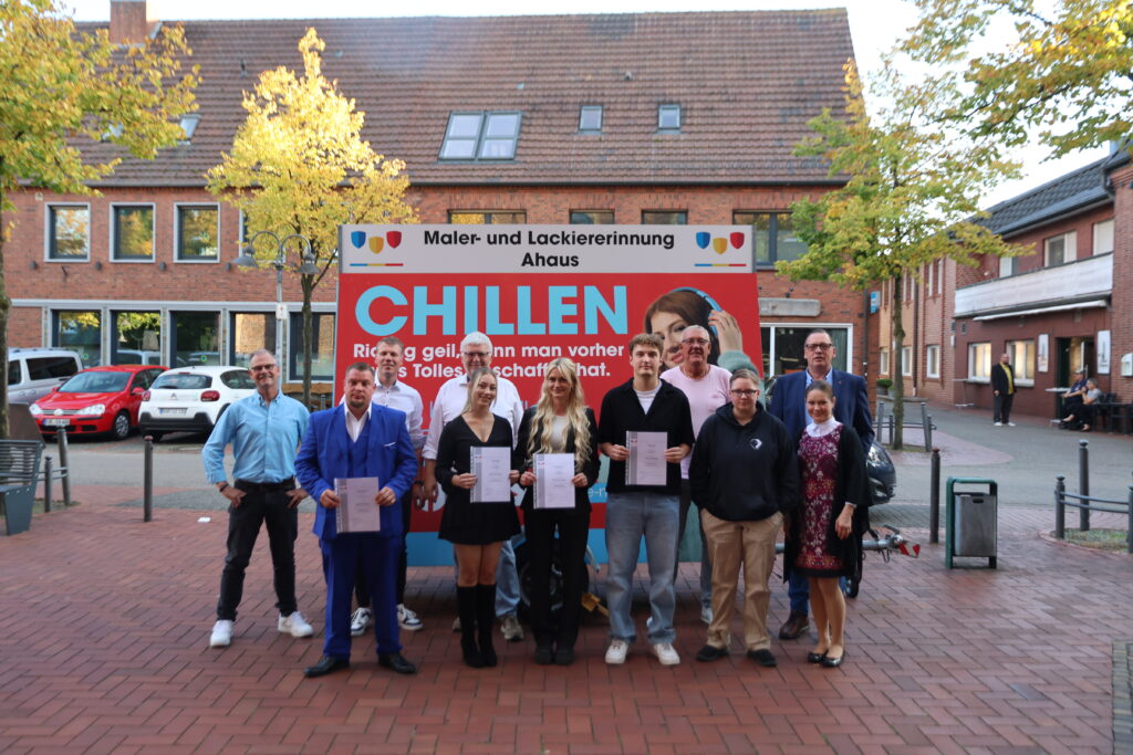 Lossprechungsfeier der Maler- und Lackierer-Innung Ahaus